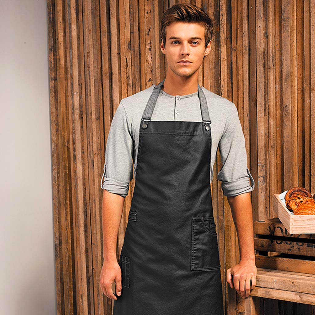 Igneus Wax Look Denim Apron