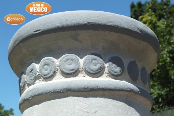 Gardeco Azteca X-Large Mexican Chimenea in Grey