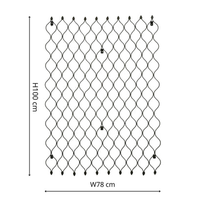 Ivyline Outdoor Honeycomb Trellis