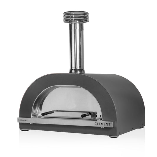 Clementi Gold Wood Fired Pizza Oven in Anthracite