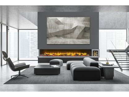 Acantha Aspire 200 Corner View Media Wall Electric fire