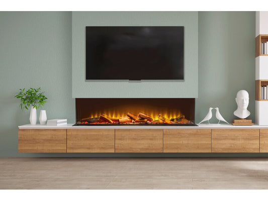 Acantha Aspire 125 Panoramic Media Wall Electric Fire