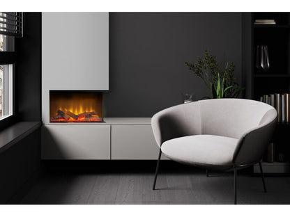 Acantha Aspire 50 Corner View Media Wall Electric fire