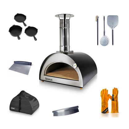 Igneus Bambino Wood Burning Pizza Oven Big Bundle