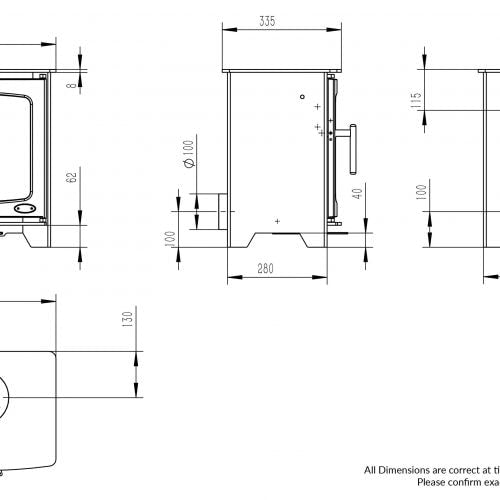 Henley Hazelwood Compact (Wood burning)