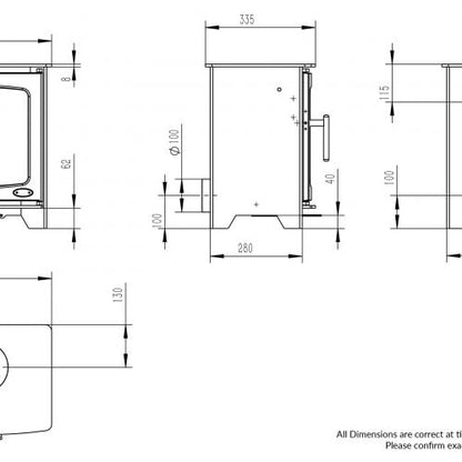 Henley Hazelwood Compact (Wood burning)