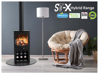 Saltfire ST-X5 Tall Wood Burning Multifuel Stove