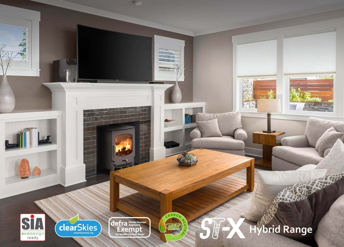 Saltfire ST-X5 Wood Burning Multifuel Stove