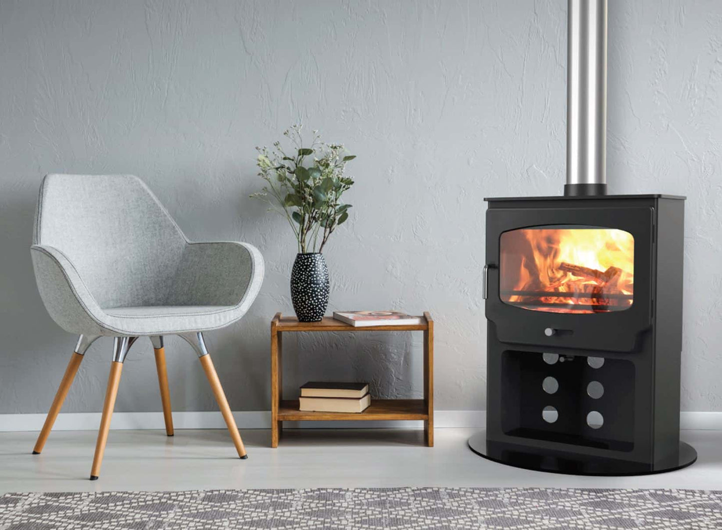 Saltfire ST-X Wide Tall Wood Burning Stove