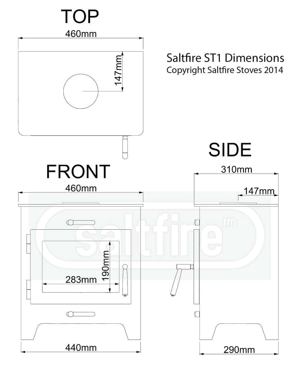 Saltfire ST1 Wood Burning Stove