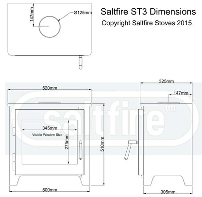 Saltfire ST3 Wood Burning Stove