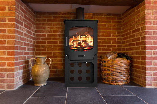 Saltfire ST-X5 Tall Wood Burning Multifuel Stove