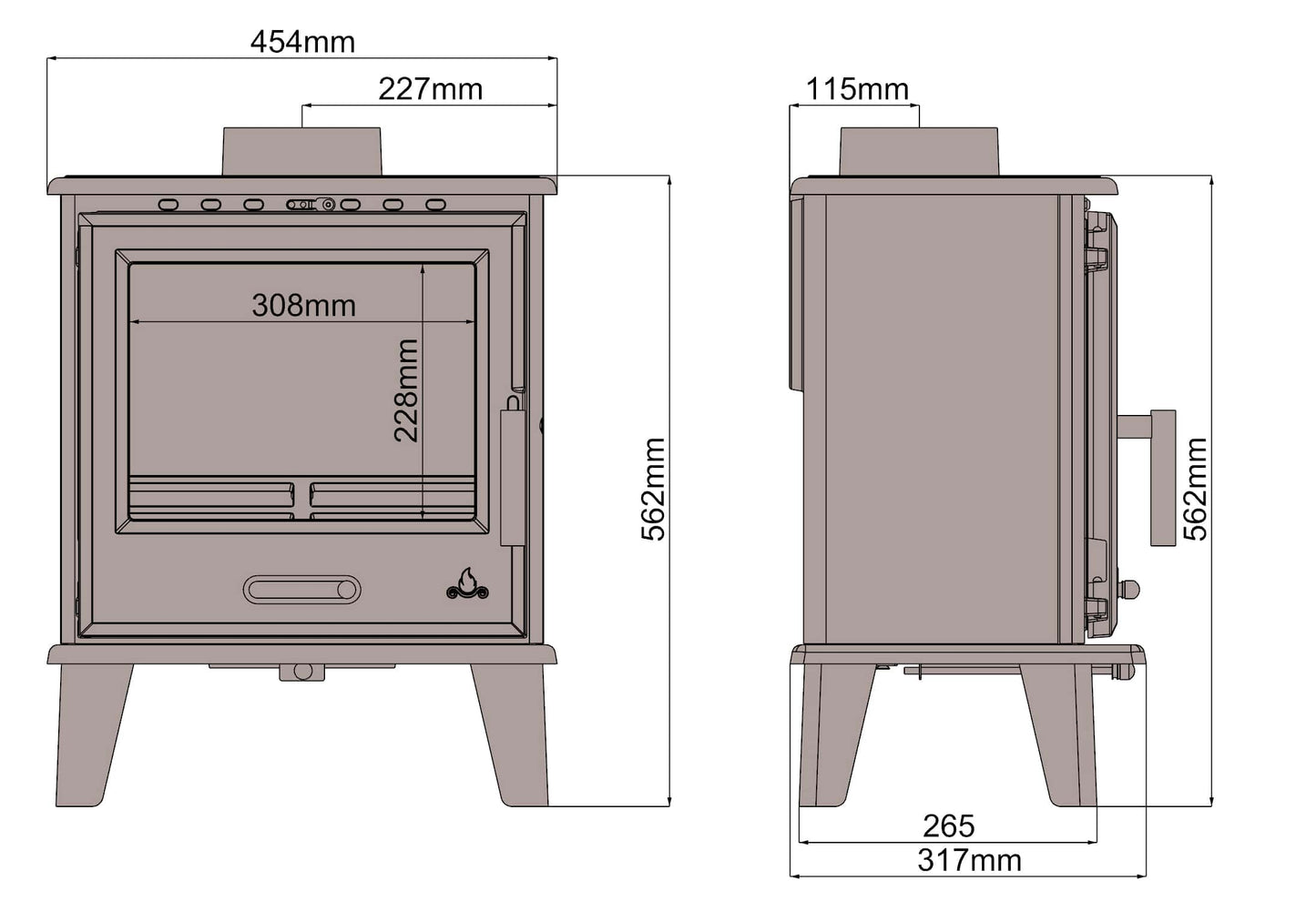 Saltfire Classic Multifuel Stove