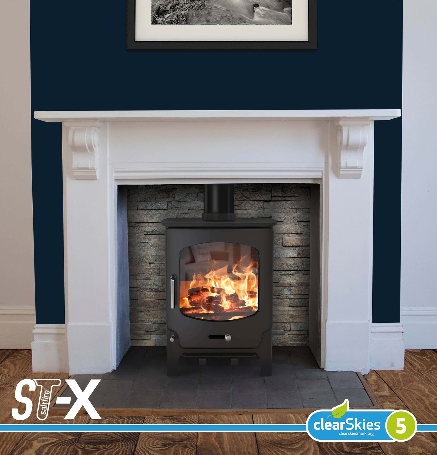 Saltfire ST-X5 Wood Burning Multifuel Stove