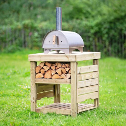 Igneus Wooden Pizza Oven Stand