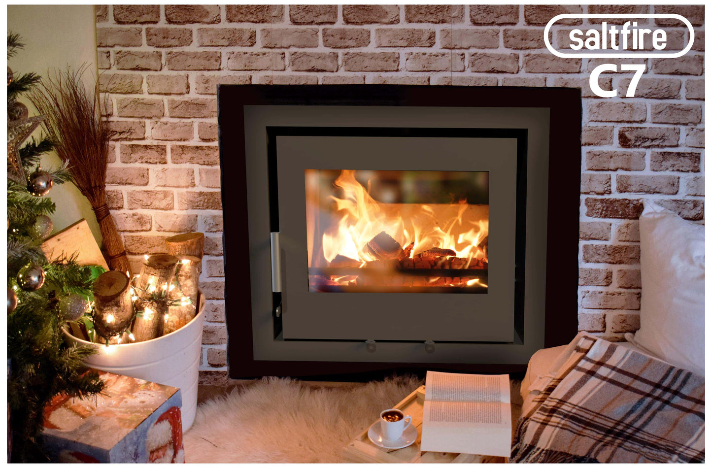 Saltfire CS7 Inset Multifuel Stove