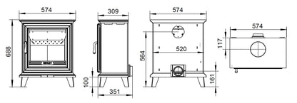 Henley Elmwood 5kW Woodburning (Eco)