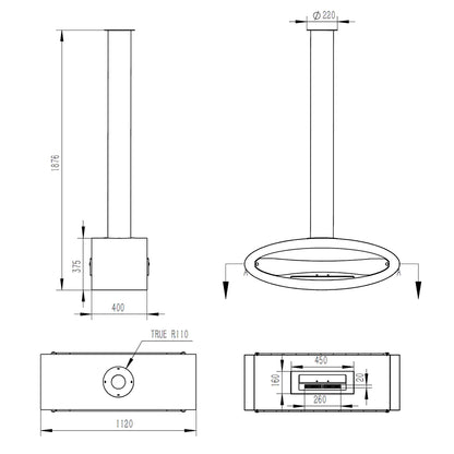 Henley Budapest Bioethanol Stove