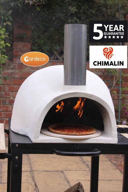 Gardeco Pizzaro Chimalin AFC pizza oven in natural clay