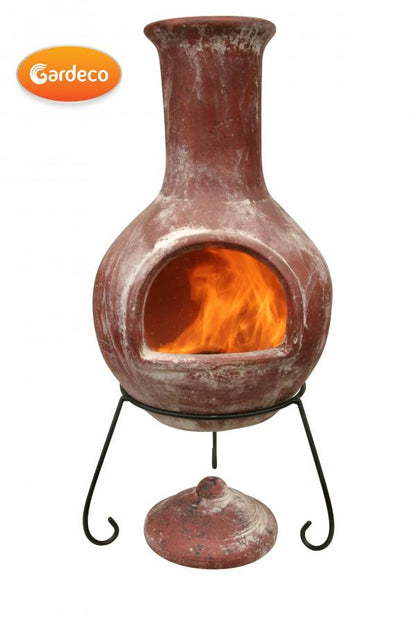 Gardeco Colima X-Large Mexican Chimenea in Red