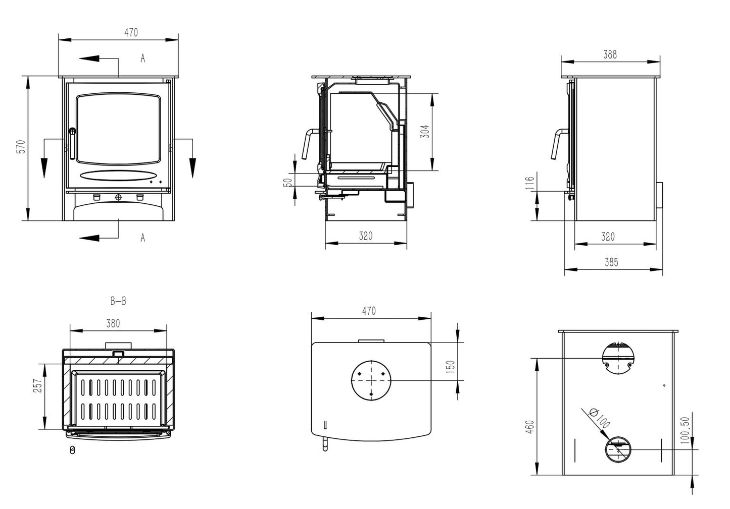 Henley Sherwood 7kW Multi Fuel (Eco)